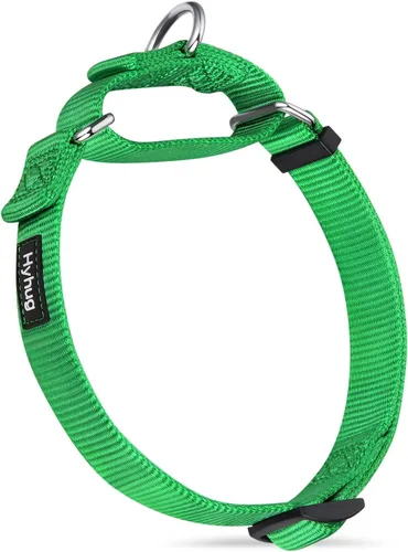 Miniatura 26 de Collar Hyhug Pets de nailon resistente, cómodo y seguro, para entrenamiento profesional, martingala, uso diario, para caminar, antiescape, para Azul