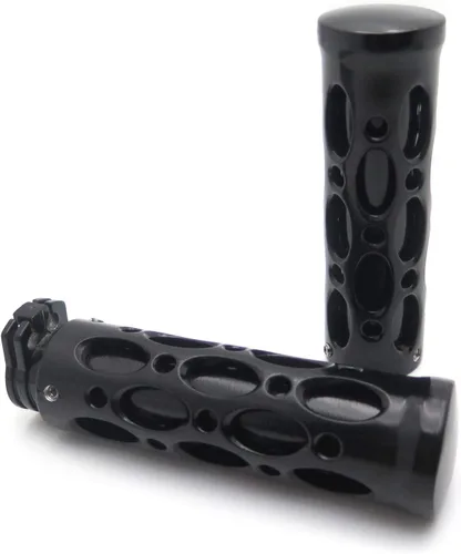 Miniatura 6 de Agujero hueco forma 7/8" empuñaduras compatibles con Nomad Drifter Vulcan 1600 2000 Negro [B00YWBW23Q]