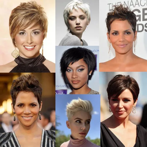 Miniatura 5 de 28 piezas de cabello humano corto con cierre superior, extensiones de cabello virgen brasileño lacio para mujeres negras (#4)
