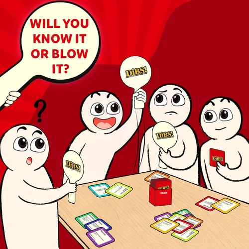 Miniatura 6 de Skillmatics Juego de cartas: DIBS, juego de trivia de ritmo rápido, divertido y educativo para familiares, amigos y fiestas, pensamiento rápido, 10