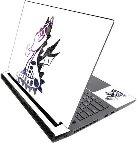 Miniatura 101 de MightySkins - Skin brillante con purpurina para Alienware M17 R3 (2020) y M17 R4 (2021) - Diversión de los años 90 Acabado duradero con purpurina