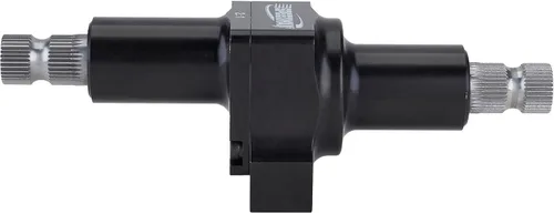 Miniatura 5 de Speedway Motors Acelerador de Dirección 2:1 de Cuerpo Pequeño, 3/4 Pulgadas 36 Estrías, Aluminio Ligero, Acabado Negro Anodizado, Tamaño Compacto