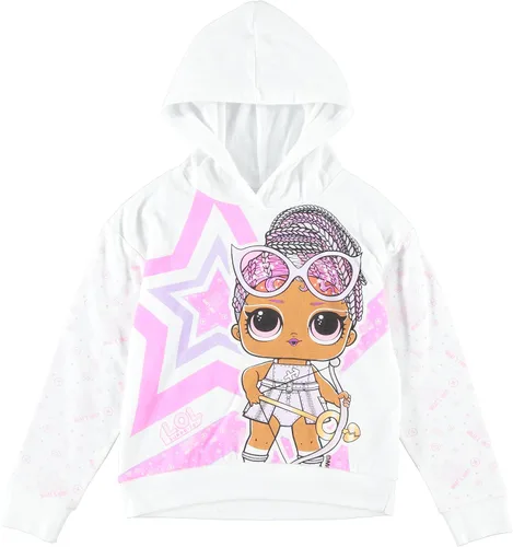 Miniatura 2 de L.O.L. Surprise! Conjunto de sudadera con capucha y ropa para correr, tallas 4-16, Blanco