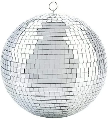 Bola de discoteca de espejo de 8 pulgadas, bola de discoteca colgante fresca y divertida para decoraciones de fiestas grandes, diseño de fiesta,