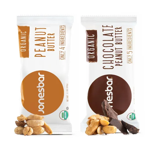 Miniatura 9 de JONESBAR (Coconut Almond, 12 unidades (paquete de 1)) Barra de frutas y nueces orgánica USDA sin OMG, Kosher, vegana, sin gluten, barra