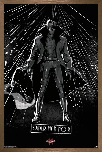 Miniatura 12 de Trends International Marvel Spider-Man - Póster de pared con texto en inglés "Into The Spider-Verse", de Spider-Man Noir, 14.725 x 22.375 pulgadas