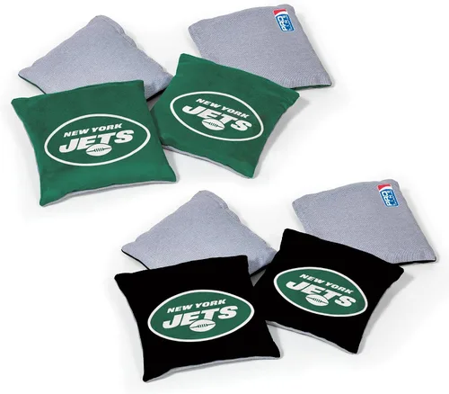 Miniatura 25 de Wild Sports - Bolsas de frijoles de doble cara de fútbol americano profesional de la NFL, 8 unidades, bolsas de lanzamiento de primera calidad