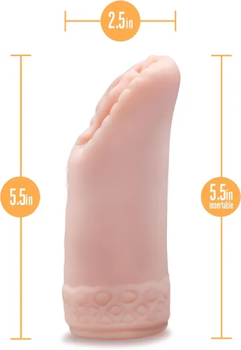Miniatura 3 de Blush Natural M - Masturbador sexy para hombres de 5.5 pulgadas, manga con textura vaginal anal y acanalada realista con cuentas, bolsillo de mamada