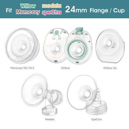 Miniatura 4 de Maymom Insertos de brida de 0.748 in para Medela, Spectra 0.945 in Shields/Flanges, Momcozy/Willow Wearable Cup. Compatible con Medela Freestyle