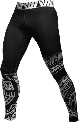 Miniatura 2 de Hardcore Training Pantalones de compresión para hombre, mallas de entrenamiento, capa base, boxeo, correr, muay thai, MMA, no Gi BJJ