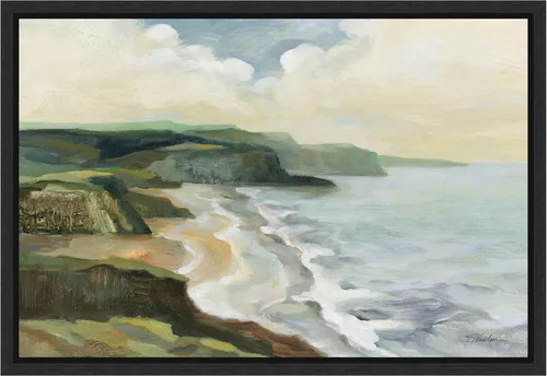 Miniatura 9 de Amanti Art Lienzo enmarcado para pared, 16 x 23 pulgadas, Costa irlandesa de Silvia Vassileva, lienzo enmarcado para pared, obras de arte