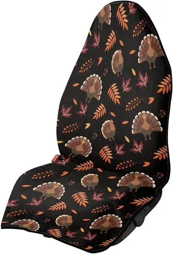 Miniatura 9 de Rnyleeg Funda de toalla para asiento delantero de automóvil de Acción de Gracias para otoño, después del gimnasio, natación, yoga, fundas