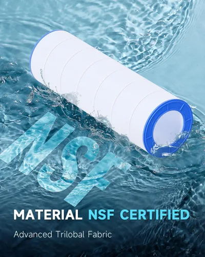 Miniatura 2 de AQUALTRA Filtro de piscina compatible con CC200, C-9419, PAP200, R173217, FC-0688, 200 pies cuadrados, 31 1/8 pulgadas x 10 1/16 pulgadas, paquete