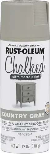 Miniatura 79 de Rust-Oleum - Pintura a la tiza en aerosol ultramate de 12 onzas (paquete de 1), color carbón, 302590