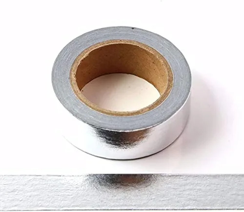 Miniatura 9 de Cinta Washi de Lámina Dorada Premium Metálica Autoadhesiva de Enmascarar para Decoración de Pared, Manualidades, Álbumes de Recortes, Bordes de TV