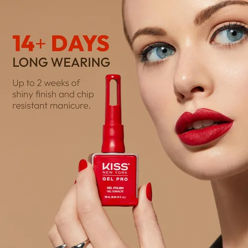 Miniatura 6 de KISS NEW YORK Esmalte de uñas de gel Soak Off UV LED 10mL Nail Art Salon Manicura DIY libre de HEMA, libre de TPO, fabricado en Estados Unidos