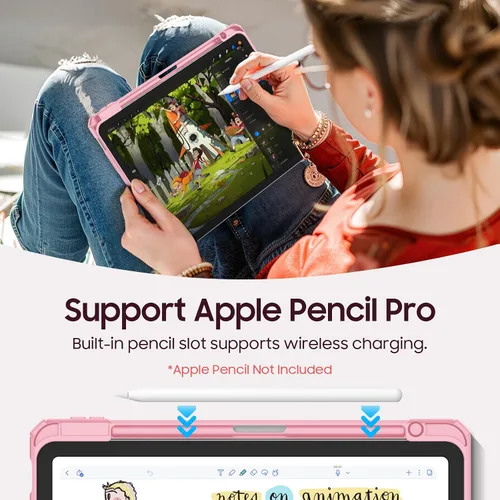 Miniatura 6 de Fintie - Funda híbrida delgada para iPad Air de 11 pulgadas M3 (2025) / M2 (2024), iPad Air de 5ª (2022) / 4ª generación (2020) de 10.9 pulgadas