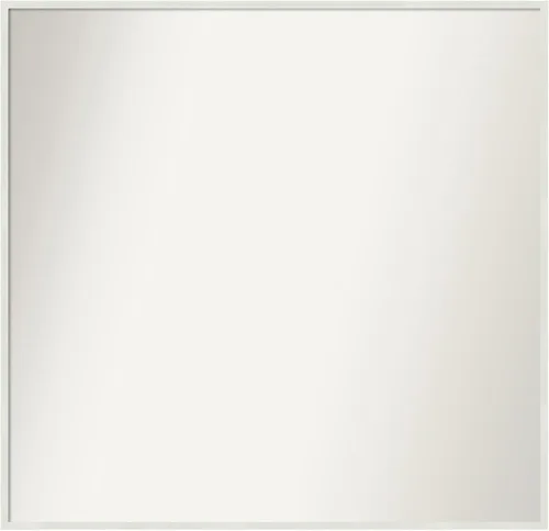 Miniatura 132 de Amanti Art Espejo de baño blanco para sobre el fregadero, 32 x 45 pulgadas, espejo de tocador rectangular blanco esbelto, marco de madera moderno