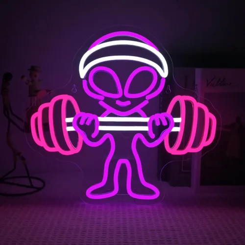 Miniatura 8 de Lucunstar Letrero de Neón de Calavera de Halloween Letrero LED de Neón de Halloween Letreros de Neón para Decoración de Pared Brillo Ajustable