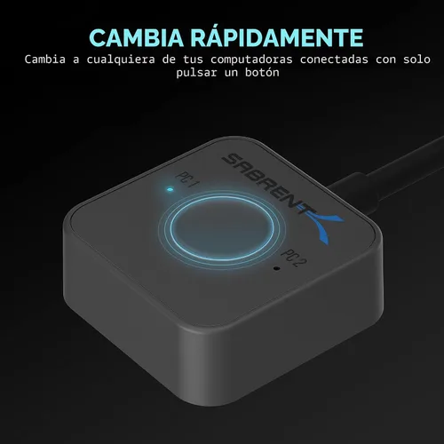 Miniatura 5 de SABRENT Conmutador KVM Thunderbolt 4, Compartición de Periféricos con 3X Thunderbolt 4 USB C 40Gbps, 2X Carga USB-C 60W (PD 3.0) 4X USB Tipo A
