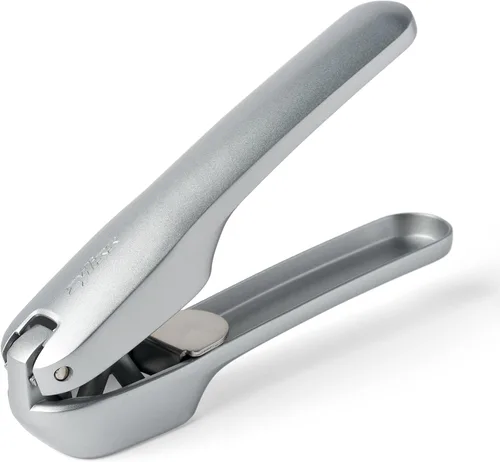 Miniatura 10 de Zyliss Susi 3 Prensa de Ajo - Prensa de Aluminio con Herramienta de Limpieza Incorporada - Trituradora, Picadora y Peladora de Ajo para Dientes Sin