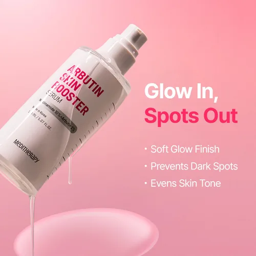 Miniatura 5 de MEDITHERAPY Arbutin Skin Booster Serum for Face 5.07 fl. oz – Suero facial coreano con 10% de niacinamida y 2% de arbutina – Alfa Arbutina se dirige