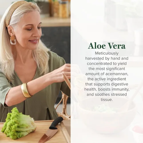 Miniatura 2 de Global Healing Aloe Vera - Suplemento orgánico bio-activo de hojas - Fórmula concentrada de 200 veces con la mayor concentración de acemanano
