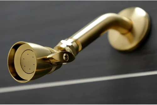 Miniatura 5 de Kingston Brass KB233AXAB Grifo victoriano de triple mango para bañera y ducha en latón antiguo