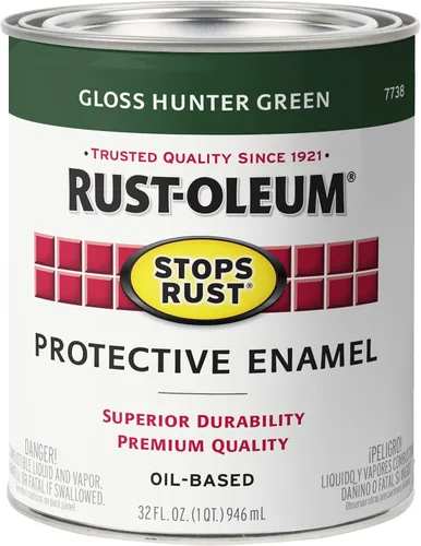 Miniatura 26 de Rust-Oleum 7765502 - Pintura anti-óxido para aplicación con brocha, cuarto de galón, color rojo real brillante, (paquete de 1)