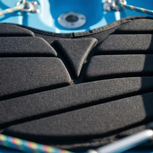 Miniatura 6 de Cojín ligero para asiento de kayak, cómodo diseño ergonómico para canoa, barco de pesca, compatible con kayaks para largas horas de remo, color negro