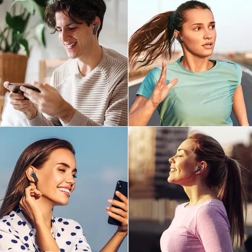 Miniatura 8 de Auriculares inalámbricos para iPhone 17 Air 16 15 Pro Max 14 Plus 13, auriculares Bluetooth 5.3 con cancelación de ruido con micrófono y graves