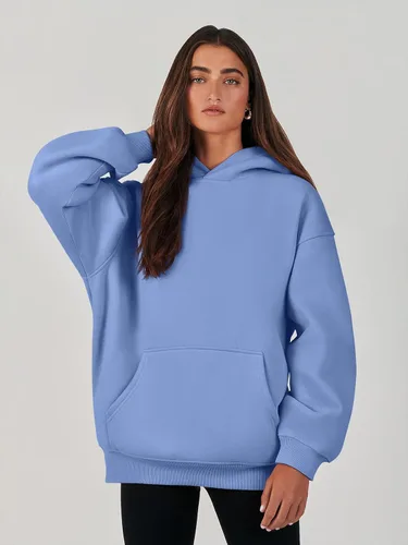 Miniatura 8 de ANRABESS Womens Oversized Hoodies Fleece Sweatshirts Long Sleeve Hooded Pullover Winter Clothes with Pocket