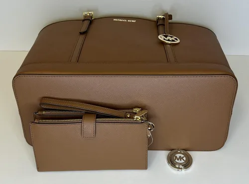 Miniatura 5 de Michael Kors MICHAEL Michael Kors Jet Set - Bolso de hombro grande TZ de viaje con doble cierre para la muñeca