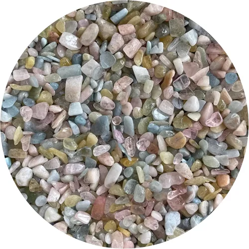 Miniatura 49 de GAF TREASURES Chips de piedras preciosas de jade semi nefrita natural, de 0.5 libras, mini cristales triturados, chips de cristal sin perforar