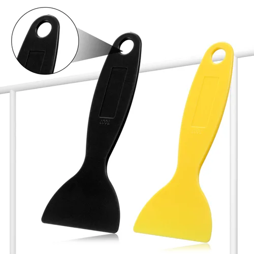 Miniatura 7 de 12 espátulas de plástico para masilla, herramienta de instalación de adhesivos para eliminar burbujas de aire, raspadores de pintura flexibles