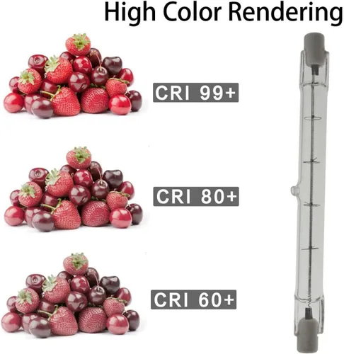 Miniatura 5 de 5PC R7S 300 vatios 118MM 4.6 pulgadas T3 bombillas halógenas 220-240V J tipo doble extremo bombillas halógenas R7S J118 500W filamento luces
