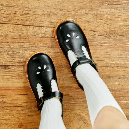 Miniatura 3 de Felix & Flora - Zapatos planos de vestir estilo Mary Jane para niña pequeña, zapatillas de ballet para niña, zapatos para fiestas y escuela