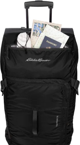Miniatura 5 de Eddie Bauer Traverse 32 Rolling Duffel Bag-Made from Ripstop Polyester with Telescoping Handle