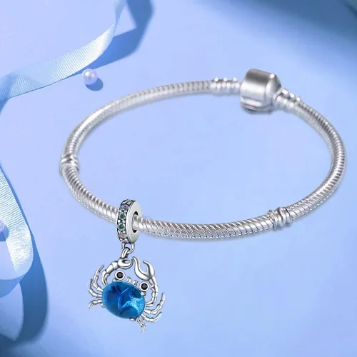 Miniatura 31 de LNQOBU Happy Life - Colgante para pulseras de abalorios, plata de ley 925 para mujer (con un espaciador de cuentas)