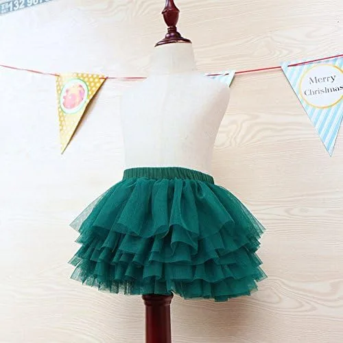 Miniatura 6 de Falda tutú para niña pequeña de 6 capas de tul tutús 1-8T
