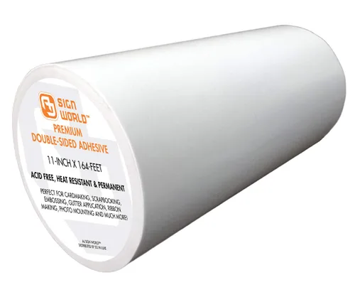 La mejor cinta adhesiva de doble cara ultra delgada permanente de 11" para artes, manualidades, corte de troquel, fotografía, álbumes de recortes,