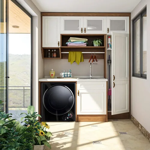 Miniatura 3 de Secadora de ropa portátil, 120 V/850 W, sensor de humedad inteligente, panel de control LCD, calefacción, secadora de ropa con tambor de acero