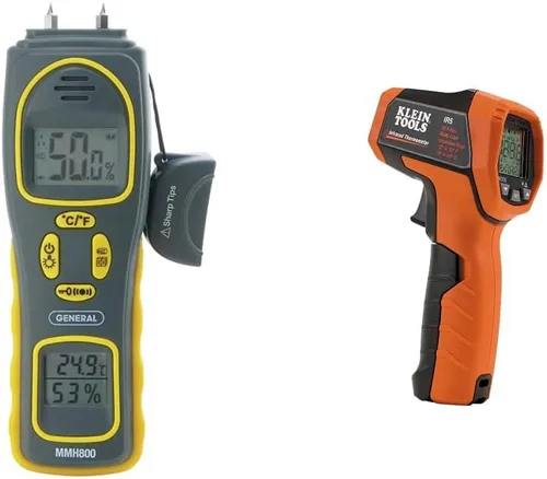 Miniatura 9 de General Tools MMH800 Medidor de Humedad con y sin Pin con Temperatura y Humedad