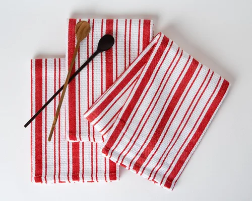 Miniatura 8 de Juego de Toallas de Cocina – Paquete de 3 (20 x 30 pulgadas) Extra Grandes de Algodón Premium para Cocina – Absorbentes – 100% Algodón – con Lazo