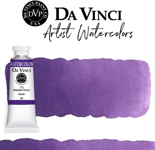 Miniatura 307 de DA VINCI PAINTS Pintura Acuarela Profesional para Artistas, Alizarin Crimson (Quinacridone), 37ml Índigo