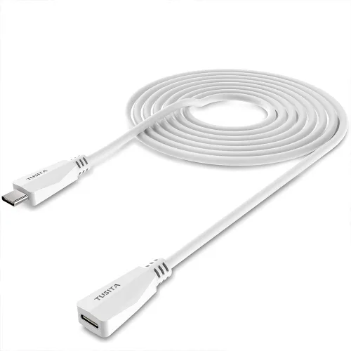 Miniatura 8 de TUSITA Cable de extensión de alimentación micro USB (20 pies 19.7 ft) – Cable extensor macho a hembra de repuesto para Blink XT2 al aire libre
