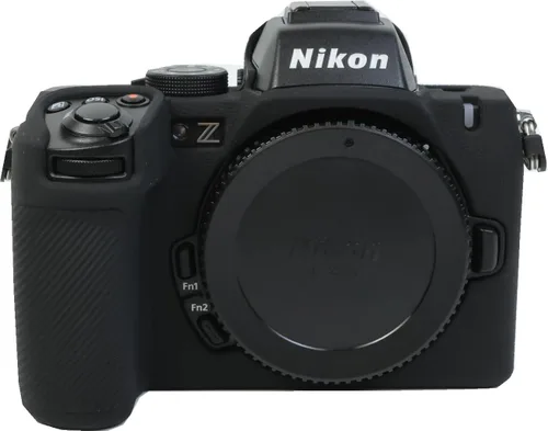 Funda para cámara Z50 II, funda de silicona delgada y ligera para Nikon Z50 II Z50II (negro)