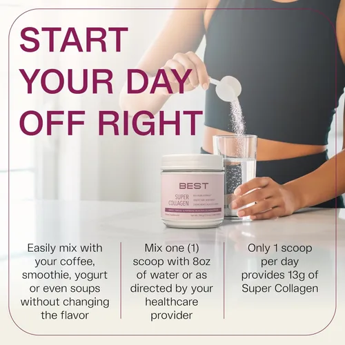 Miniatura 7 de FORTIBONE® Colágeno - 3 péptidos de colágeno bioactivos clínicamente apoyados con FORTIBONE®, FORTIGEL®, VERISOL® colágeno sin sabor para mujeres