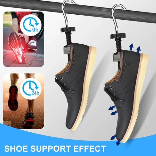 Miniatura 18 de eachway - Estirador de zapatos para hombre y mujer, ajusta el largo y ancho del calzado, para tallas de hombre de EE. UU. de 10 a 13.5