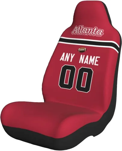 Miniatura 37 de Fundas de asiento de coche de fútbol personalizadas, accesorios personalizados para automóvil, regalos de Arizona con nombre y número, funda